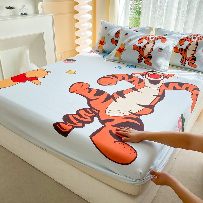 Colchón de cama de dibujos animados Cubierta antipolvo Cubierta protectora de colchón Cubierta protectora Niños 360 todo incluido Sombrilla de cama de flores al por mayor