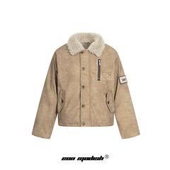 Eon Modish 25冬季New实拍美式高品质复古毛领棉服外套