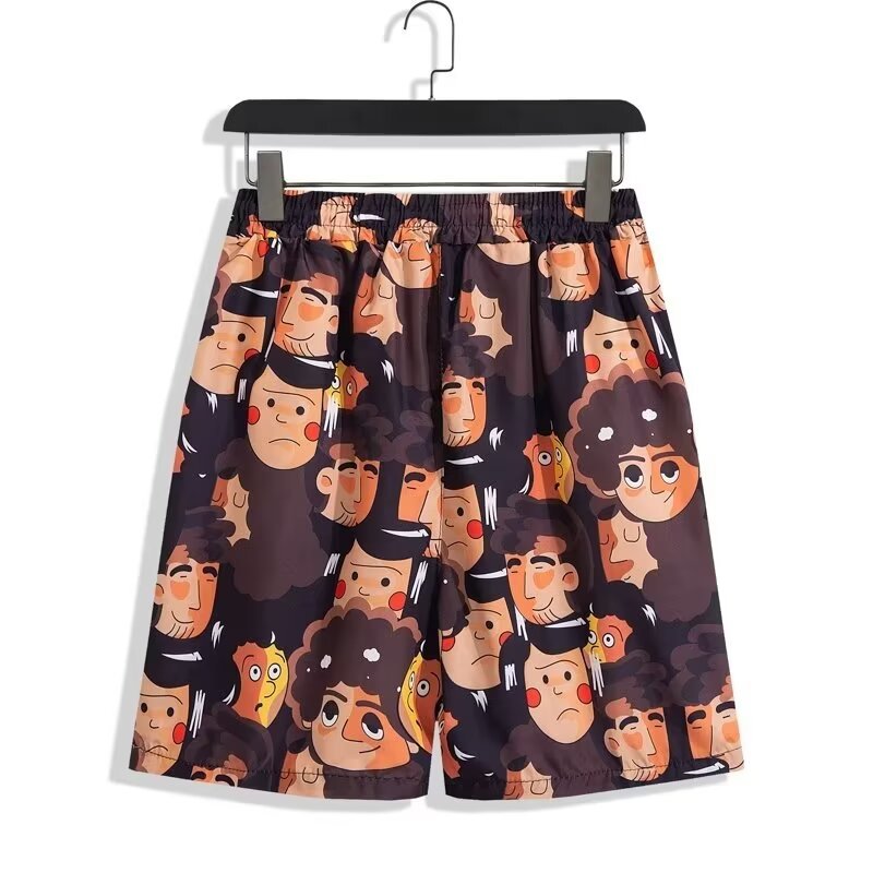 Ensemble chemise et short de plage hawaïen – Tenue décontractée florale pour homme/couple tropical (M-3XL) – Vêtements de vacances d'été légers et respirants_voghion.com
