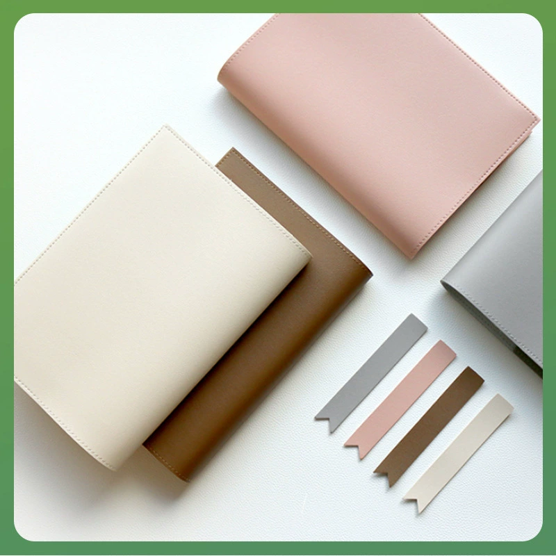 Корейская обложка для книги из искусственной кожи, простая защитная обложка для блокнота, съемная обложка для книги, прямая продажа