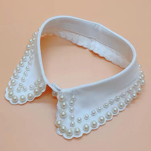 Handmade beaded false collar children's wear versatile beautiful neck can be moved false collar factory large quantity