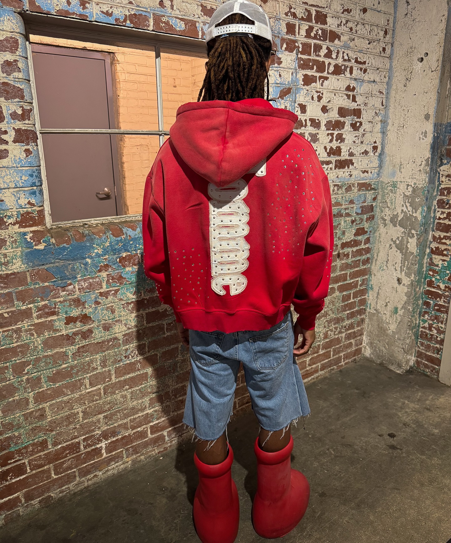 Men's Clothing American Retro Design Printed Hoodie Loose Niche Personality High Street Unisex Hip Hop Style Sweatshirt_viptrois.com