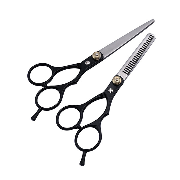 black split scissors stainless steel