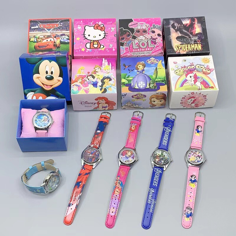 Children's Cartoon Toy Watch Kindergarten Student Gift Watch Boxed Boys and Girls Gift Clamp Machine Electronic Watch Children's Cartoon Toy Watch Kindergarten Student Gift Watch Boxed Boys and Girls Gift Clamp Machine Electronic Watch