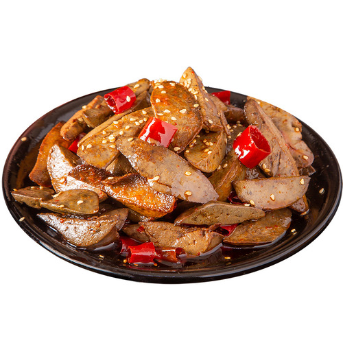 Spicy Rabbit Liver Cold-Eaten Rabbit Liver Sichuan Zigong Food Manufacturer Spicy Rabbit Meat Rabbit Head Rabbit Legs Rabbit Waist Direct Sale