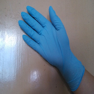 9 -INCH Blue Dingqing Gloves One -Time Inspection Glove Страхование труда Gloves Оптовые B -класс упрощенные