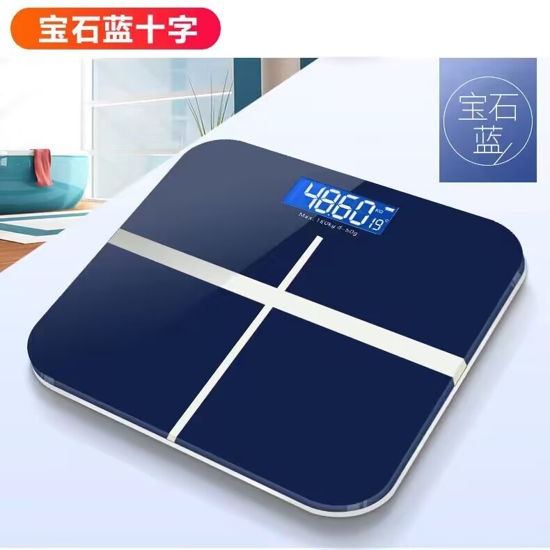 Báscula de grasa corporal para pérdida de peso Bluetooth inteligente y precisa medición de peso grasa carga corporal mujer hogar pequeña báscula electrónica