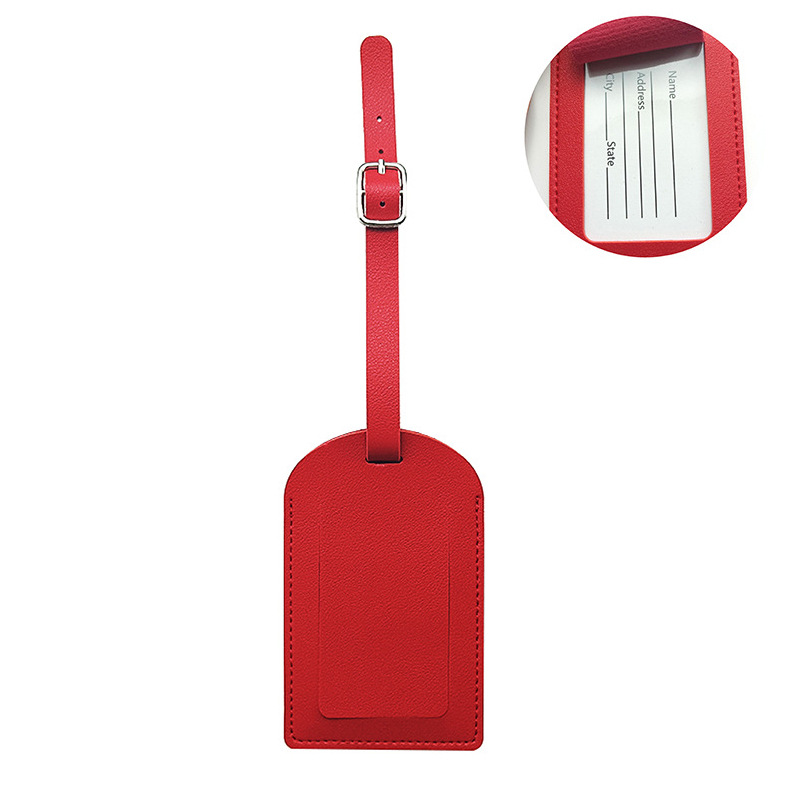 Equipaje de embarque de viaje etiqueta anti-perdida listado letrero de viaje etiqueta de decoración de equipaje etiqueta de negocios pequeña