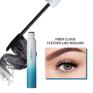 Thick and Long Mascara with a Medium-Fine Brush Head for Distinct and Natural Curling, Waterproof, Sweat-Proof, Smudge-Proof, for Volume and Curl