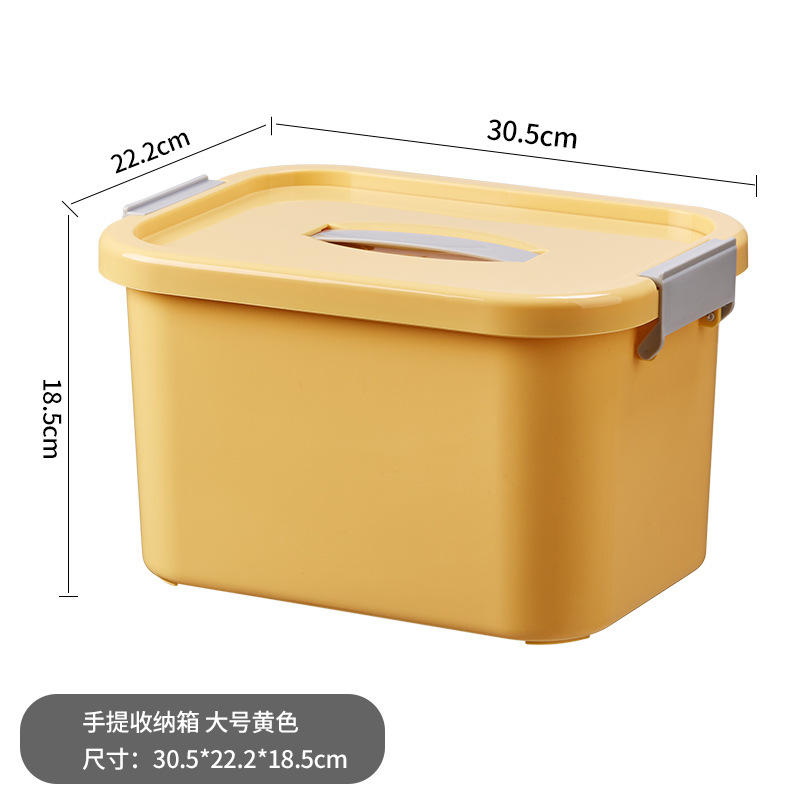 휴대용 보관함 대형 노란색
