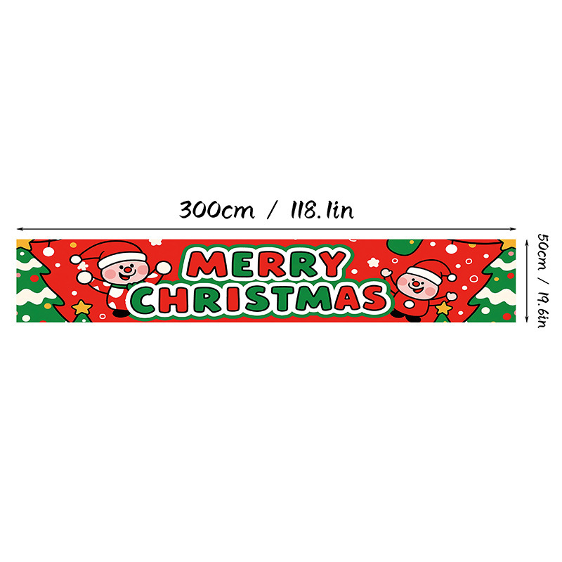 新しいクリスマスバナー メリークリスマス ホリデーシーン装飾 雪の結晶 高齢者向けの図面デザインをサポート|undefined