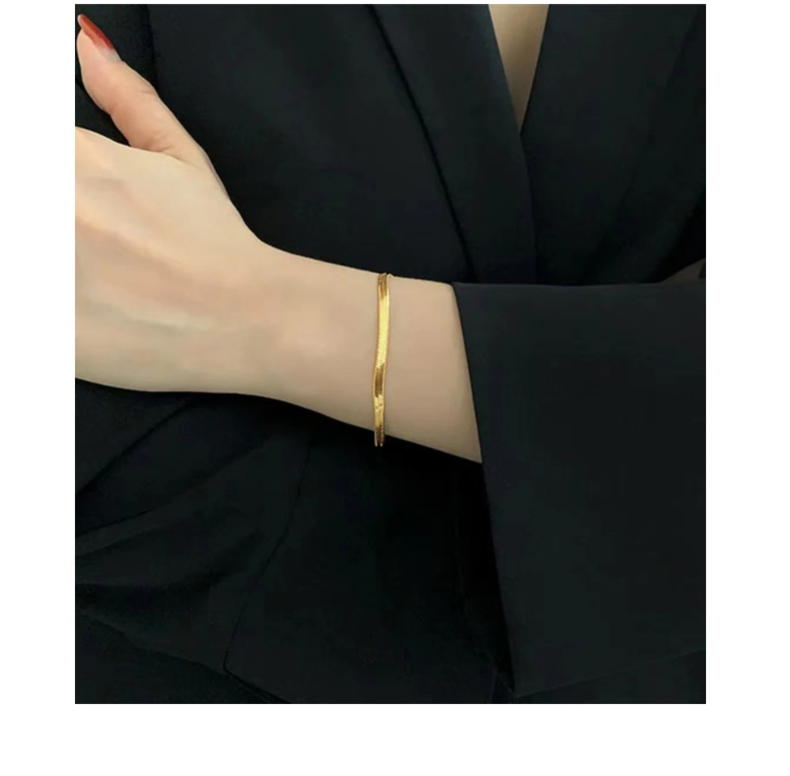 5g Weight Bracelets Classification 925 sterling silver Chain Material 1 Piece Quantity Holiday, Daily Occasion 925 Sterling Silver Material Geometric Pattern Women's Gender Plating Design Simple Style, Classic Style Style 925 Sterling Silver Bracelets Simple Style Classic Style 10