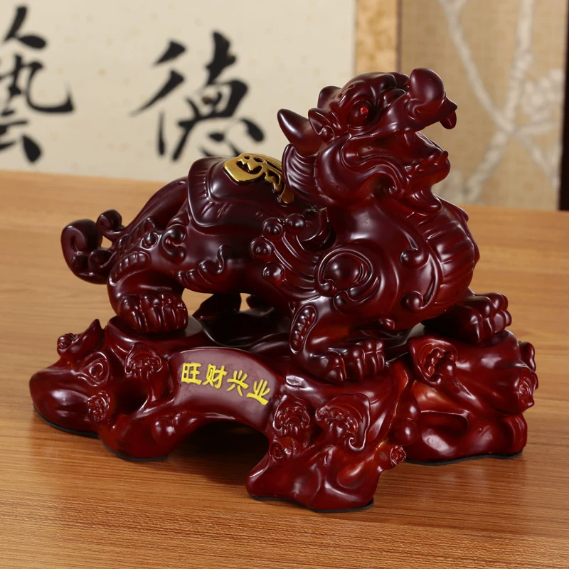 Пара больших украшений Pixiu для гостиной, офисного стола, магазина, украшения дома, подарков на открытие.