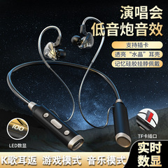 Gorefan 超長持ち Bluetooth ヘッドセット スポーツ 耳掛け ゲーム ワイヤレス ヘッドセット 新型 K ハンギング ネック その他