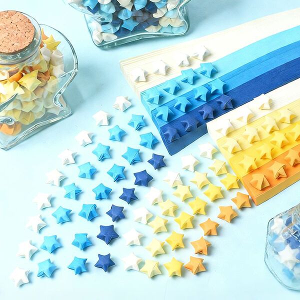 Double-sided cartoon origami
