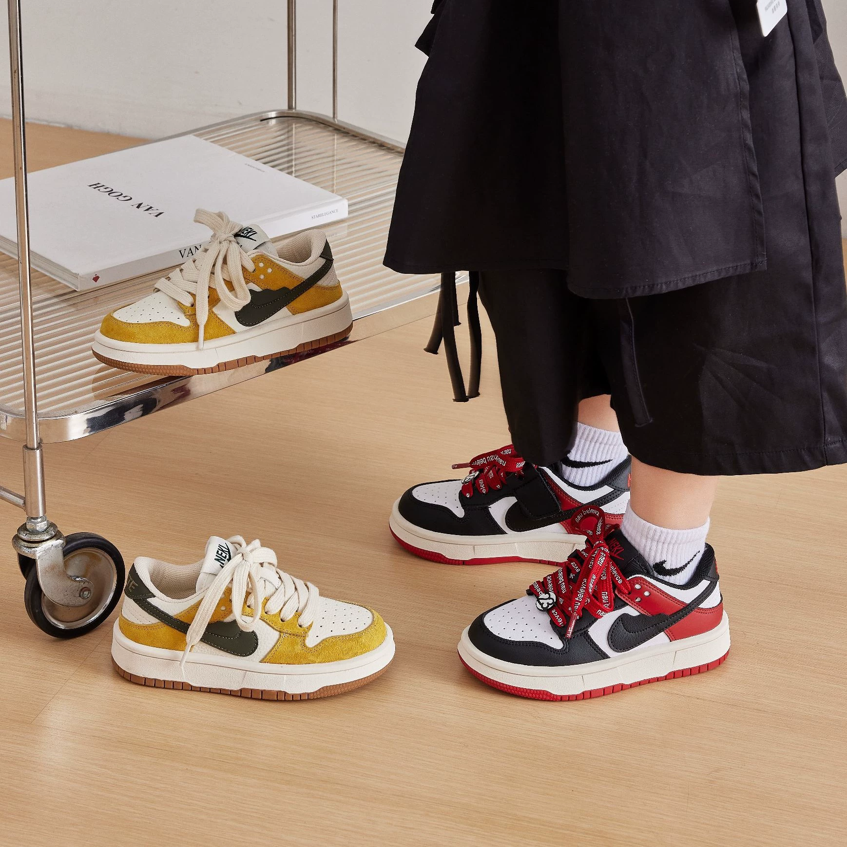 Air Jordan детские кроссовки для отдыха для мальчиков, универсальная обувь, спортивная обувь, осень, семейный стиль
