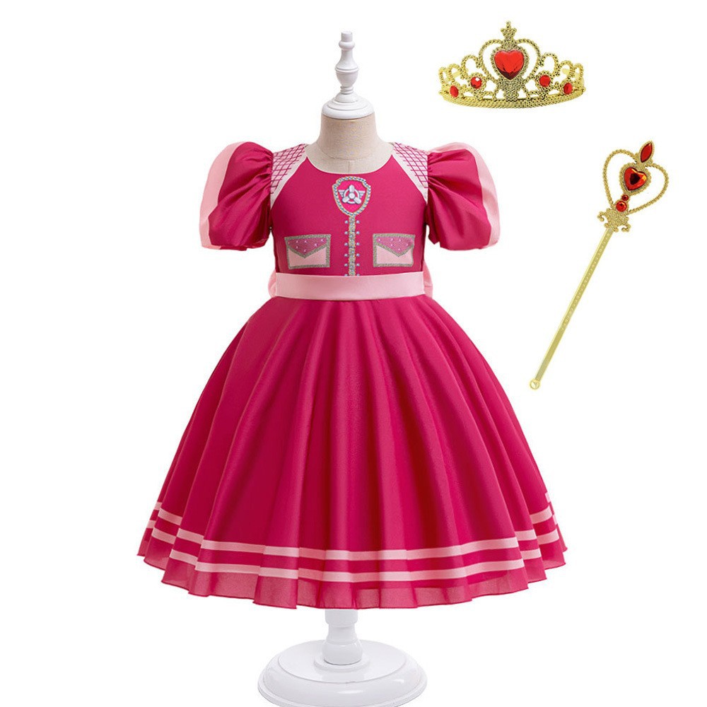 Europa y los Estados Unidos nuevos vestidos de princesa de niñas cosplay equipo de espectáculo de escenario vestido de varita de corona de Halloween image 8