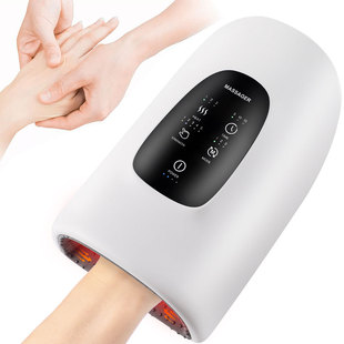 Cross-Border Electric Hand Massager Smart Wireless Air Bag Kneading Hot Compress Palm Finger Joint Physiotherapy Massager