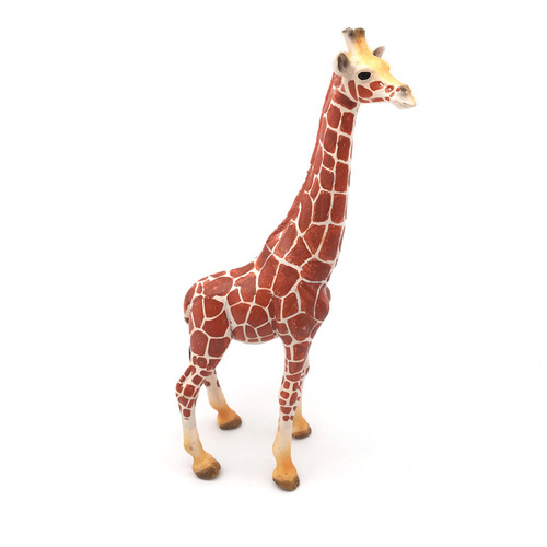 New Simulation Giraffe Model PVC Solid Wild Animal Decorative Ornament Children's Early Education Animal Toy