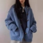 冰岛oldtime羊毛木扣毛衣