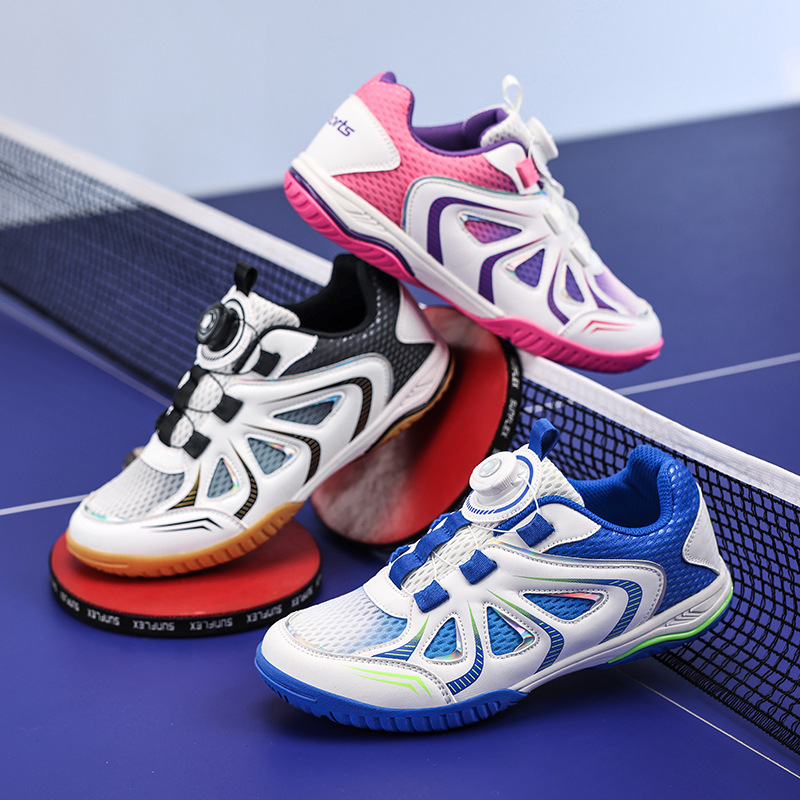 Specialized Children's Badminton Shoes, Breathable and Non-Slip, for Boys and Girls, Student Badminton Shoes, Table Tennis Sports Shoes, Tennis Shoes