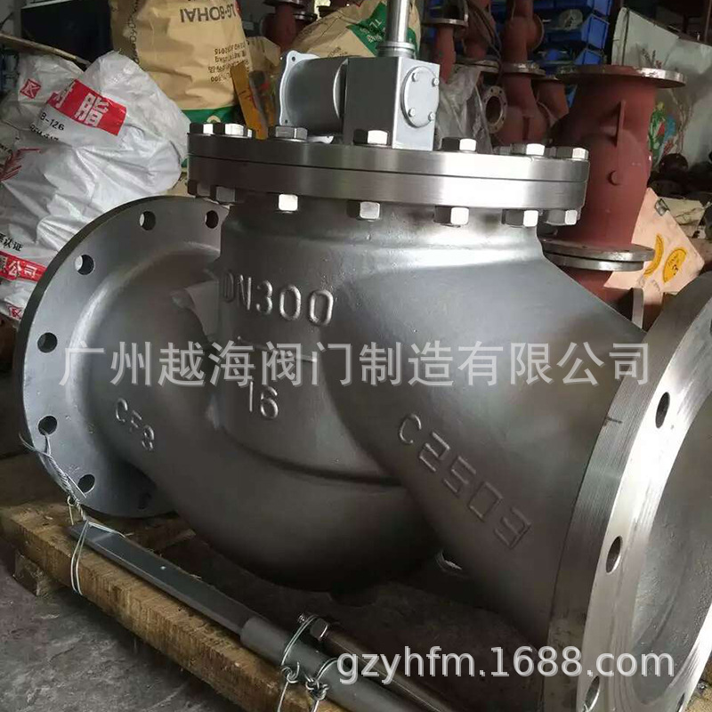 广州越海阀门制造有限公司供应YCD21-F铸铁电磁阀、不锈钢电磁阀