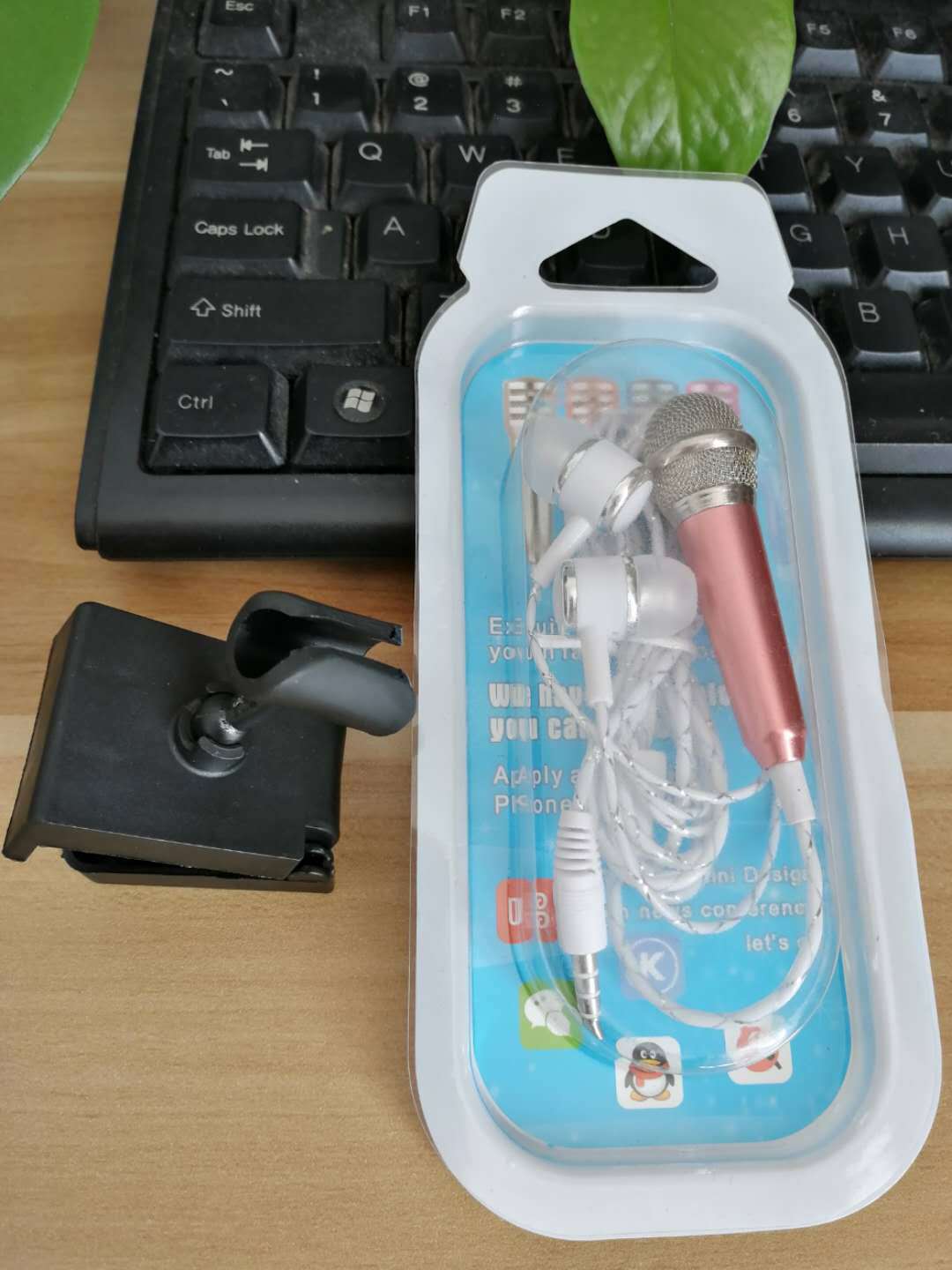 Teléfono móvil karaoke micrófono karaoke artefacto karaoke micrófono auricular micrófono integrado mini micrófono