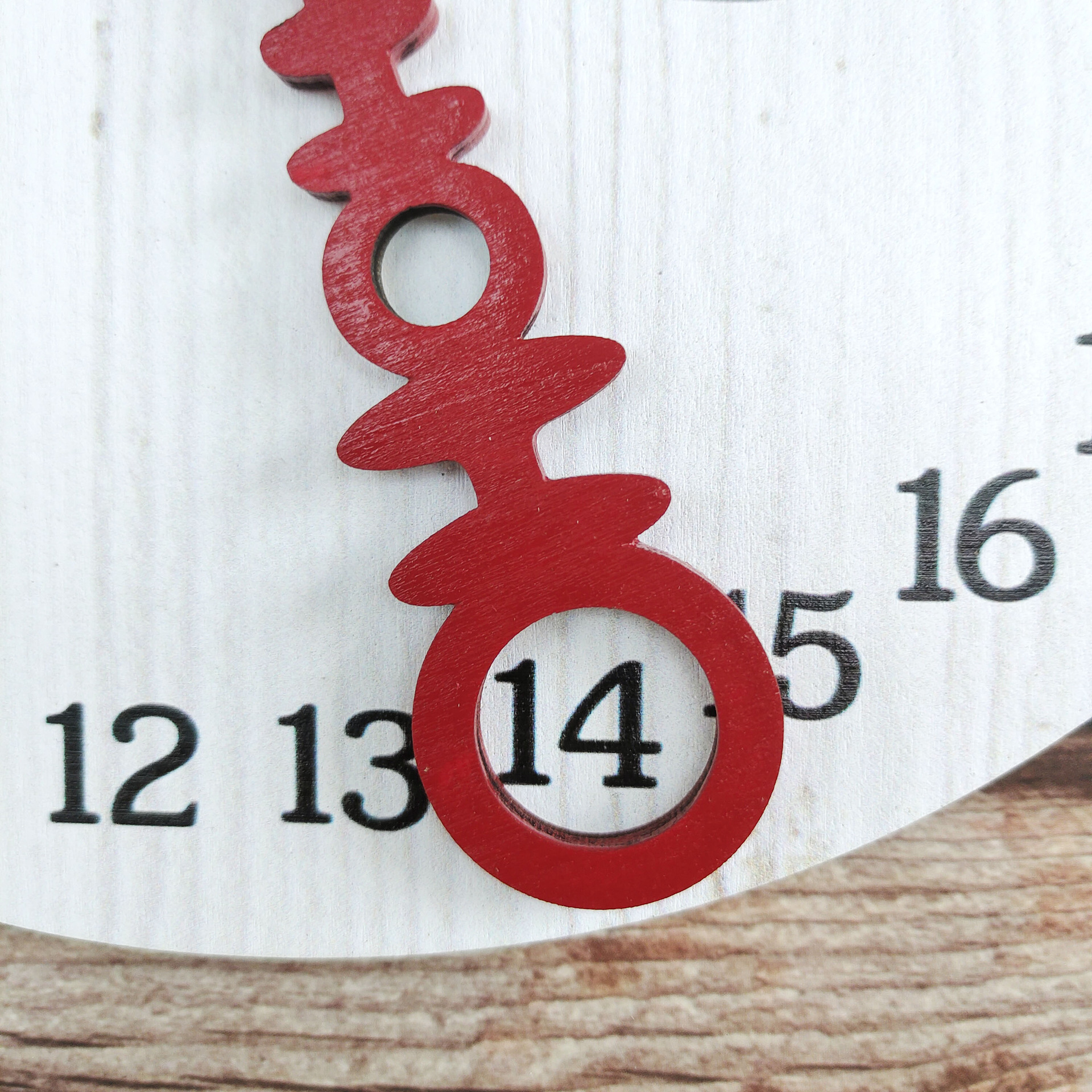 410g Weight 1 Piece Quantity Christmas Occasion Wood Material Christmas Festival Santa Claus, Letter Pattern Fashion Style Christmas Fashion Santa Claus Letter Wood Christmas 2