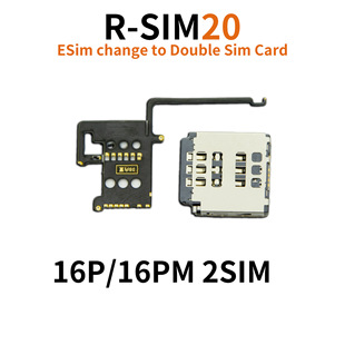 R-SIM20�m������iPhone16 Pro/16 Pro Max 2Sim���pSIM���p���p��