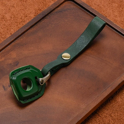 SportsterS Pan American SportsterS Leather: Car key bag - green-paragraph-b