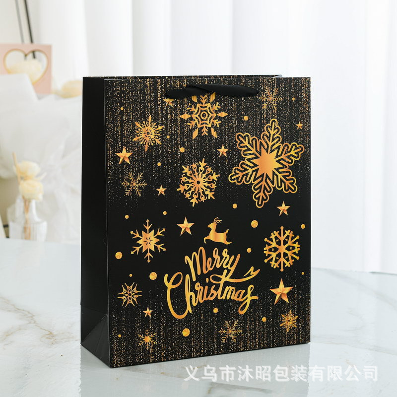 Bolsa de regalo de Navidad nuevo embalaje de regalo de comercio exterior fiesta de fiesta bolsa de papel bolsa de regalo de Navidad bolso de mano