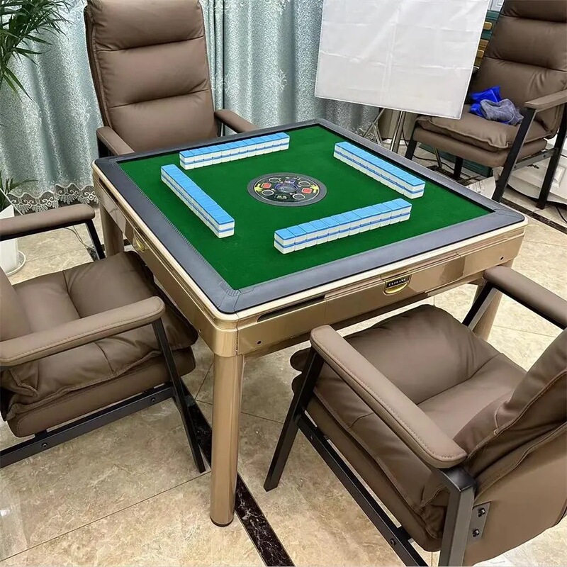 新款麻将机全自动麻将机棋牌室麻将馆家用餐桌麻将桌不卡牌洗牌快|undefined
