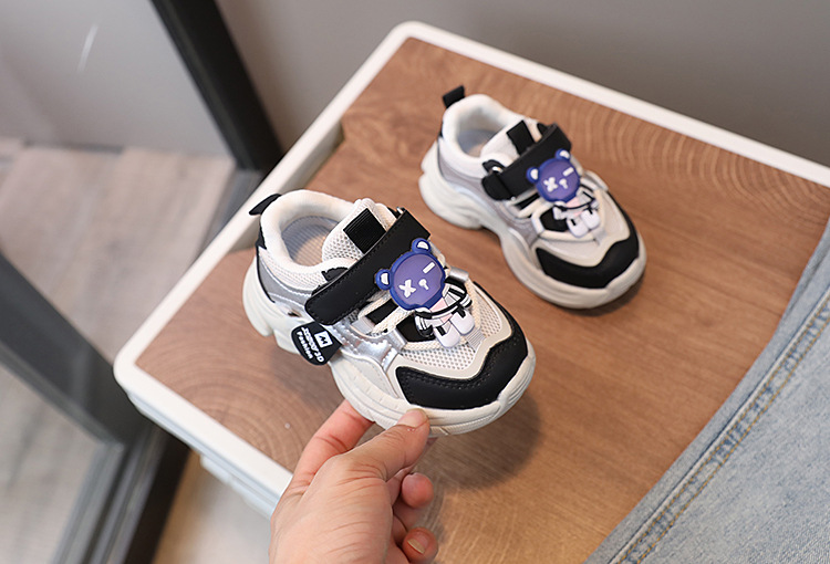 Ventilerande mesh sneaker för flickor för vår och höst sport_voghion.com