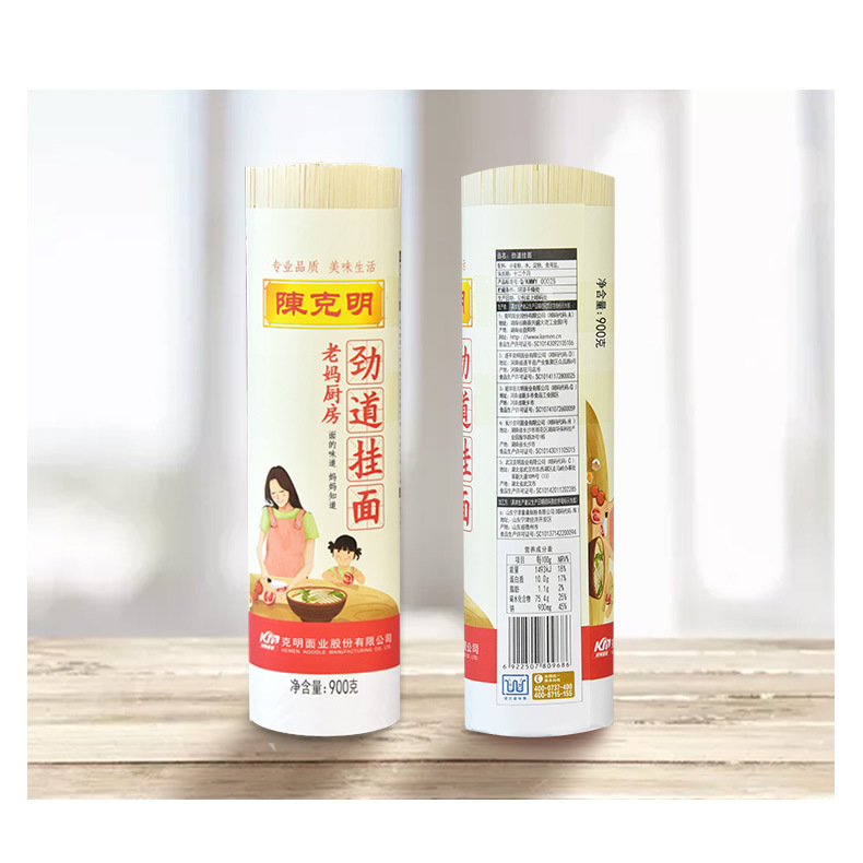 陳克明麵條 老媽廚房勁道掛麵 900g*1筒 易煮不糊有嚼勁 爽滑勁道