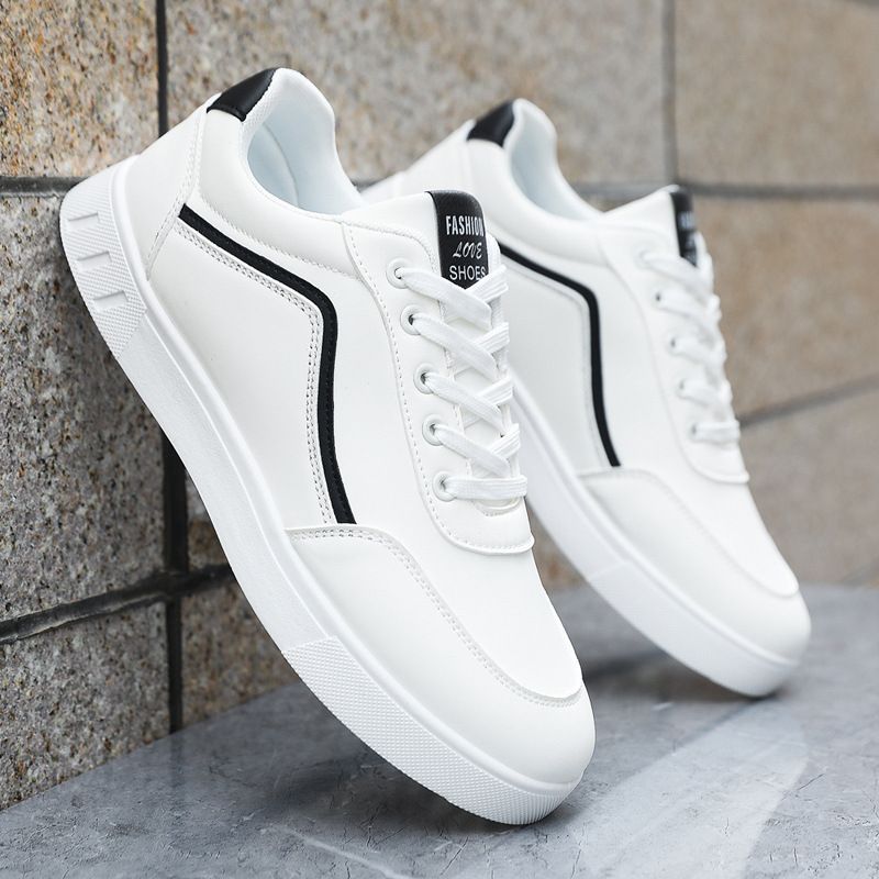 Zapatos de hombre 2024 nuevos zapatos blancos de otoño de moda coreana zapatos de skate juveniles zapatos deportivos casuales de moda hombres