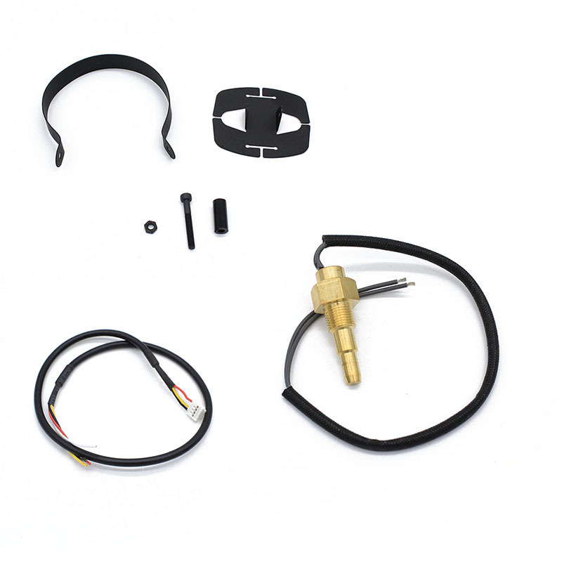 Auto Supplies Car Restoration Instrument Water Temperature Meter 62mm LED 7 Color Display Water Temperature Meter
