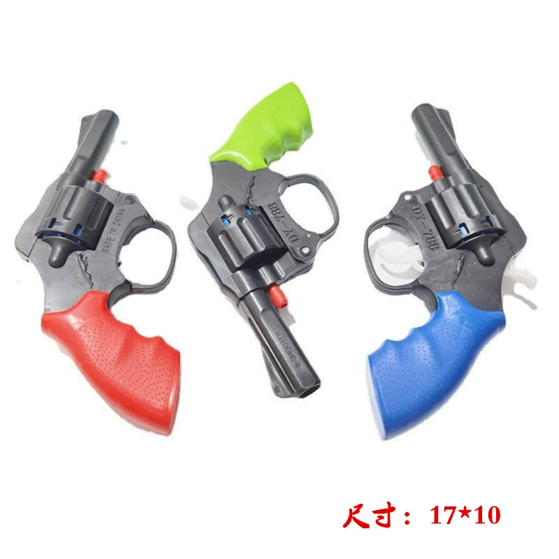 Plastic toy gun for boys, minifigure, wholesale, nostalgia, can launch
