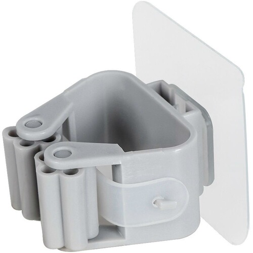 [Huisi] Umbrella mop clip, home bathroom wall-mounted, traceless adhesive mop hook, no punching mop holder