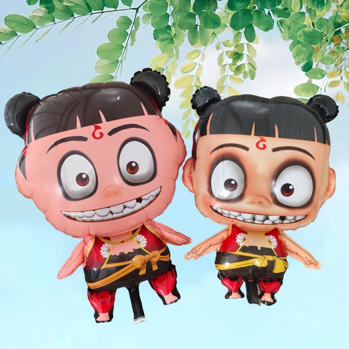 Red celebrity Nezha Balón de aire Helio Balón de aire Helio Balón de dibujos animados al por mayor