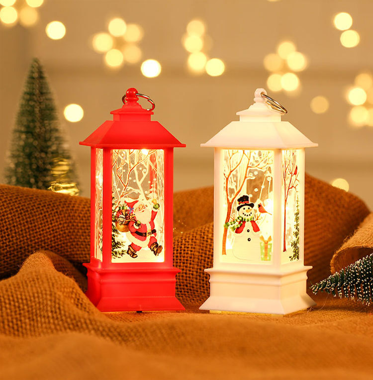 Christmas Decorations Luminous Portable Small Oil Lamp Wholesale Nihaojewelry display picture 5