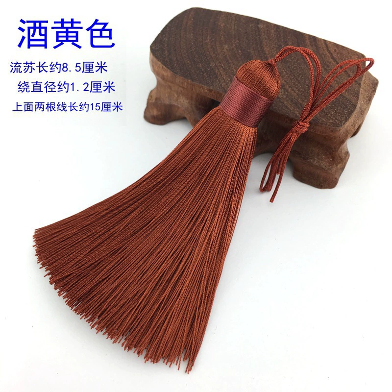 High-end silk soft pendant with tassels, (Physicals)