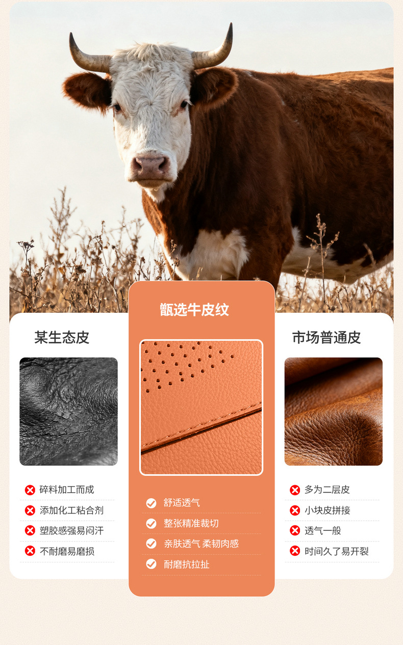 Qianjie M8 Special Cowhide Car Seat Cushion Half-Pack Breathable Seat Cover Ventilated Saddle Pad Four-Season Universal Seat Cover