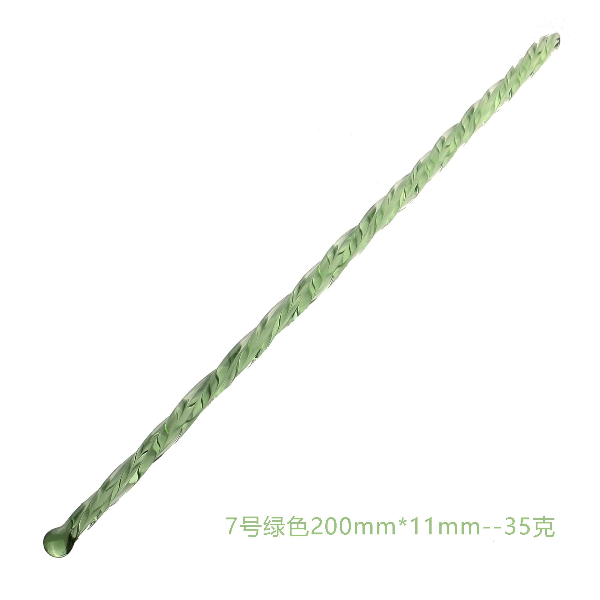 Threaded Crystal Glass Urethral Plug Rod, 200mm Horse-Eye Sound for Penile Stimulation — detail image 11