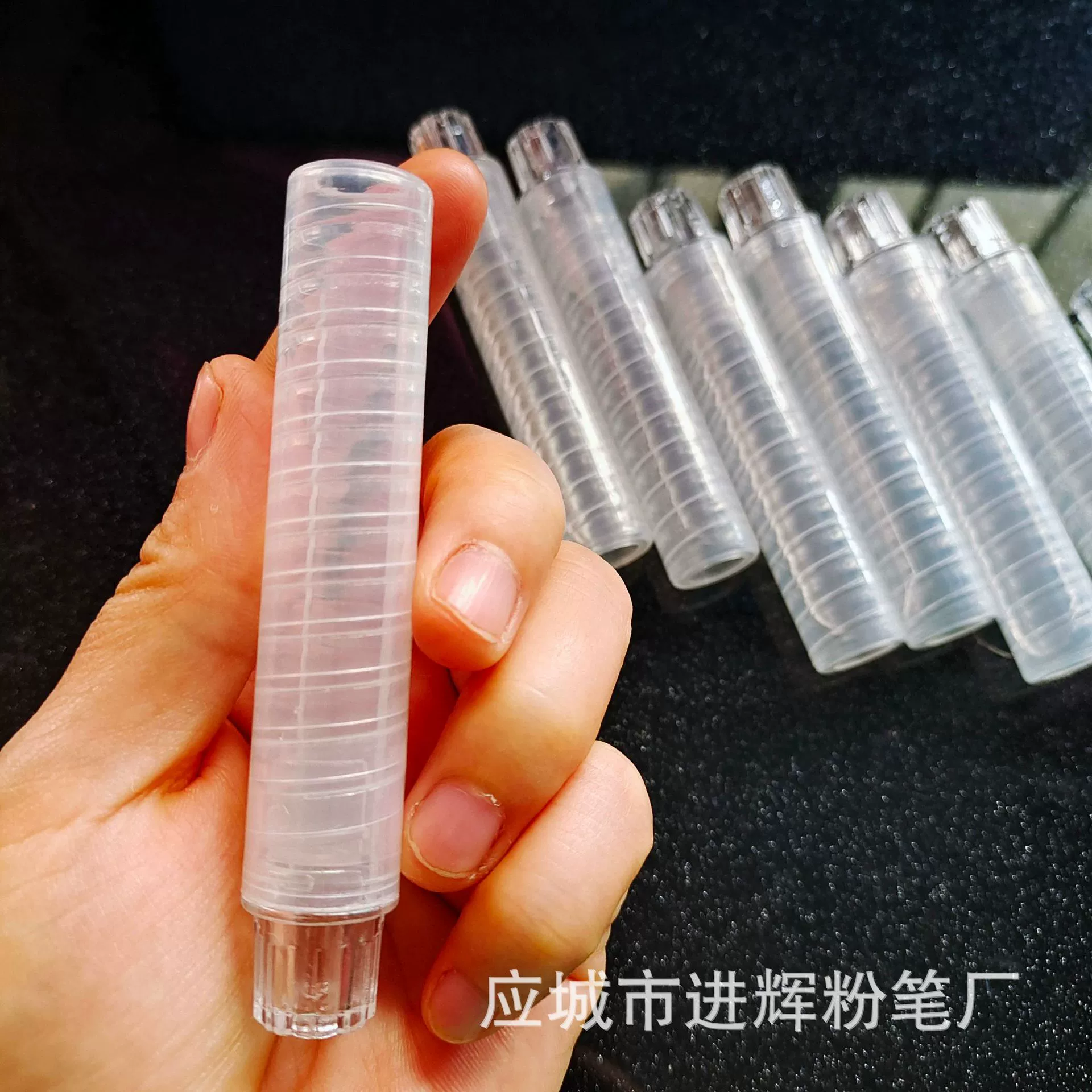 Прозрачный вращающийся водорастворимый футляр для мела марки Jinhui, пластиковый держатель для мела без пыли для учебного класса