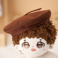 Cotton Teddy Bear Clothes Detectives Hat Beret Hat Plush Toy Doll 20cm Celebrity Doll Fat Body Baby Clothing
