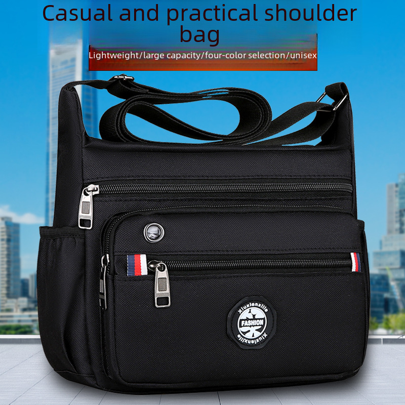 Men's Business Casual Backpack Business Bag Men's Tool Bag Large Capacity Men's Bag Single Shoulder Bag Multifunctional Crossbody Bag