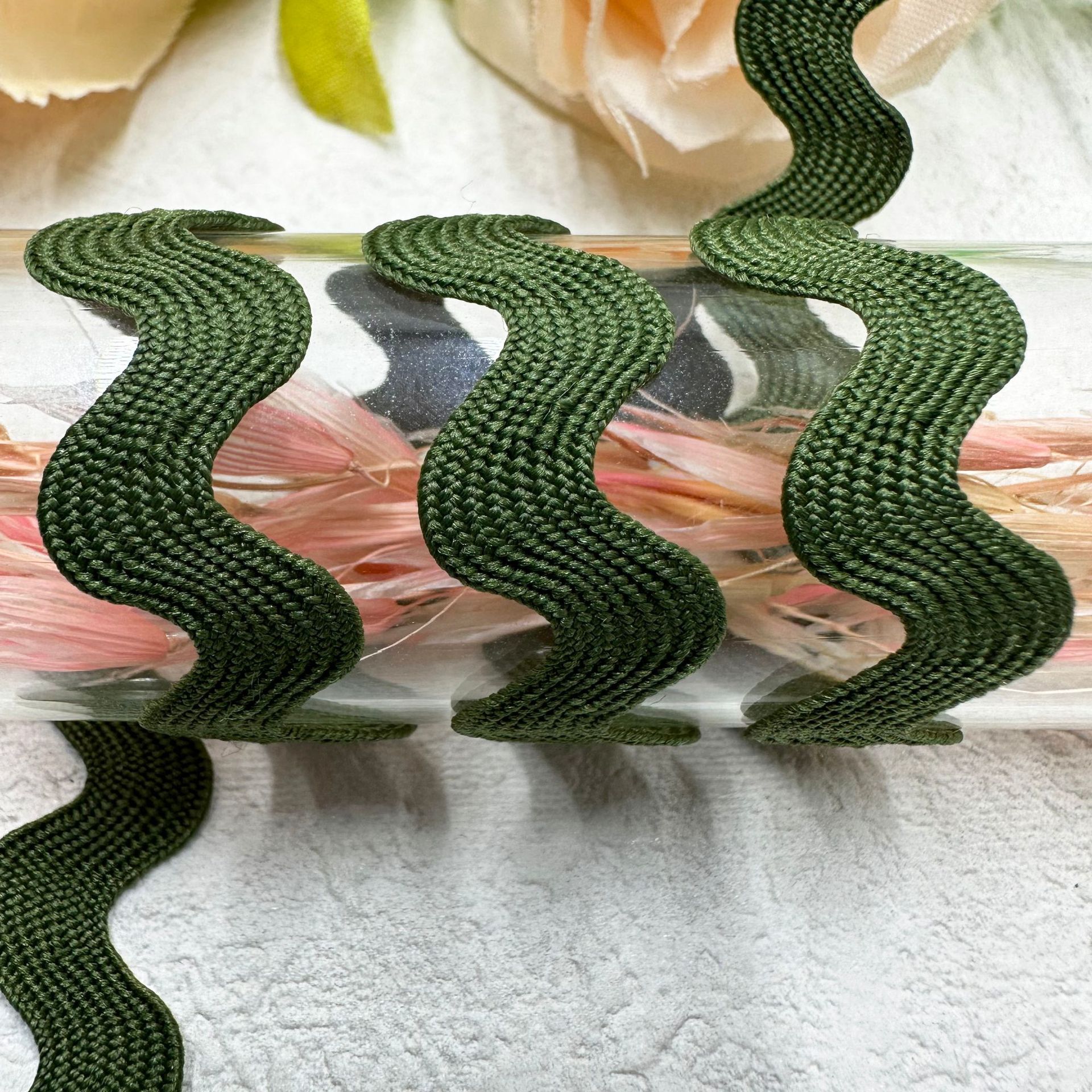 8mm onda sólida en forma de S curva banda de encaje cortina sombrero ropa infantil joyas de boda accesorios de ropa