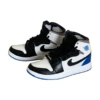 White and blue (a pair of naked shoes)