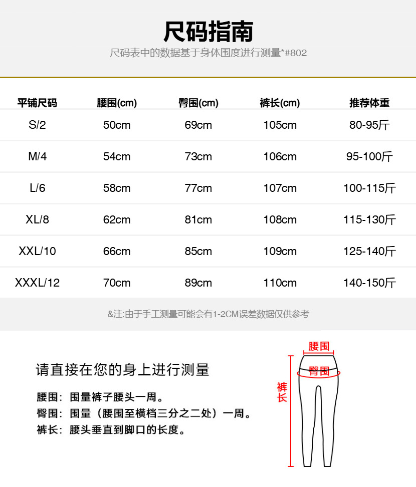 802尺码表 (1)