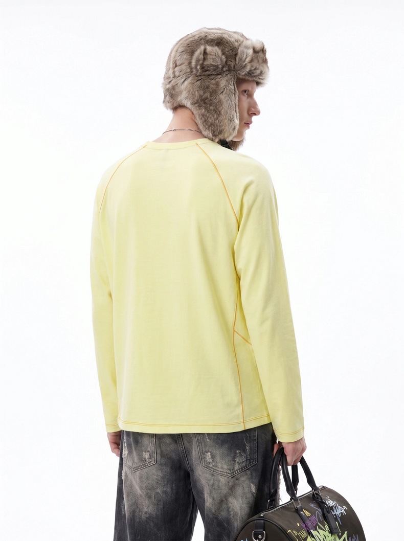 Inflation Color-Block 100g Long-Sleeve Tee